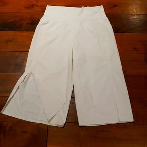 Lululemon White Flare Pants 12